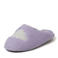 As cute as they are comfy, these holiday slippers are sure to be a treat for your feet! These easy on/off novelty slippers feature slip-resistant outsoles for added traction; and quick refreshes are a breeze with these machine washable slippers. SLIP-RESISTANT: Thanks to slip-resistant outsoles, this style is the perfect pick for relaxing around the house. EASY ON/OFF: Comfort's just a step away thanks to the easy on/off designs of these scuffs. SLIP RESISTANT MEMORY FOAM: Our superior comfort m Cute Fluffy Slippers With Round Toe, Comfortable Slippers With Soft Sole, Comfortable Synthetic Slippers With Soft Sole, Fluffy Round Toe Synthetic Slippers, Fluffy Flat Synthetic Slippers, Comfortable Closed Toe Indoor Slippers, Non-slip Flat Slippers For Indoor Use, Non-slip Flat Indoor Slippers, Cute Fluffy Slippers For Indoor Use