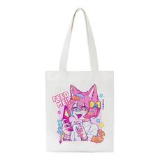 Express your 🤪 style with our Anime Printed Canvas Bags! Whether you want to store your favorite 📚 textbooks, tote around your gym 💪 gear, or take a shopping 🛒 trip - these bags are perfect for all of your needs! 🤩 Product information: Specifications: Various styles Style: Tote bag Color: Various Printing Process: Thermal transfer Packing list: Tote bag*1 Harajuku Style Large Capacity White Shoulder Bag, Harajuku Style White Canvas Bag For School, White Harajuku Shoulder Bag With Large Capacity, White Harajuku Style Canvas Bag For School, White Harajuku Style Shoulder Bag With Large Capacity, Trendy White Canvas Bag For Students, White Harajuku Canvas Bag For Daily Use, White Harajuku Canvas Bag For Everyday Use, White Kawaii Shoulder Bag For Students