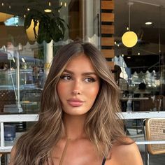 Blonde Balayage To Brown Balayage, Dark To Light Balayage Brunettes, Attractive Hair Color For Women, Kairo Calvitto Hair, Natalie Morales Hair, Honey Blonde Olive Skin, Brunette With Soft Highlights, Money Pieces On Light Brown Hair, Brown Toner Before And After