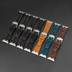 Add a touch of elegance to your Apple Watch with our Luxury Genuine Leather Bracelet Strap. Made with high-quality leather, this strap is both stylish and durable, providing a luxurious feel while offering a secure fit for your watch. Upgrade your watch game today! Band Information: Band Material Type: Leather Band Length: 22cm Clasp Type: Pin Buckle Compatible Dial Diameter: 38mm, 40mm, 41mm 42mm, 44mm, 45mm, 49mm Compatible Models: Apple Watch Series 3 Apple Watch Series 4 Apple Watch Series 5 Apple Watch Ultra 49mm, Genuine Leather Bracelet, Apple Watch Ultra, Watch Ultra, Apple Watch Series 3, Crocodile Pattern, Apple Watch Series, Series 3, Leather Band