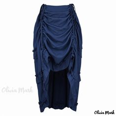 Olivia Mark - Courtly Corset Irregular Hem Skirt in Caribbean Pirate Character Uniform Short Skirt Dance Dress Pirate Character, Skirt Dance, Girl Pirates, Steampunk Skirt, Chiffon Maxi Skirt, Steampunk Corset, Knit Midi Skirt, Dance Skirt, High Waist Dress