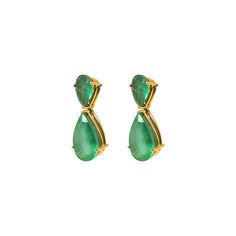 It was said that Catherine the Great of Russia believed great jewels were as important as a great army. Catherine used jewelry as a projection of power, even wearing extra Emeralds before entering important meetings. Great gemstones were, and still are, all about the symbolism of jewelry and its glittering power. The most spectacular Certified Natural Zambian Emerald Drop Earrings, featuring two perfectly matched pear shaped Emeralds suspended in 18 Karat Gold cage settings – the design of which Timeless Green Earrings For Formal Events, Timeless Green Earrings For Formal Occasions, Timeless Green Jewelry For Evening, Timeless Green Evening Jewelry, Luxury May Birthstone Earrings For Formal Occasions, Emerald Drop Earrings, Emerald Earrings Drop, Catherine The Great, Zambian Emerald