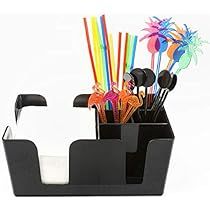 Bar Gadgets, Outdoor Tiki Bar, Camping Birthday Party, Caddy Organizer, Drink Stirrers, Camping Birthday, Cocktail Accessories, Utensil Organization, Plastic Organizer