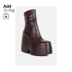 in stock Sick Shoes, Grabby Hands, Burgundy Boots Ankle, Dress Up Outfits, Kids Trend, Alt Fashion, Mens Trends, Platform Ankle Boots, Retail Therapy