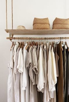 How to Make a Simple Stylish Wardrobe - Natalie Walton Zen Wardrobe, Temporary Wardrobe, Natalie Walton, Diy Wardrobe, Stylish Wardrobe, Interior Stylist