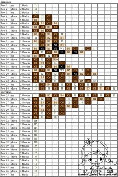 the crossword puzzle is shown in brown and white, with numbers on each side