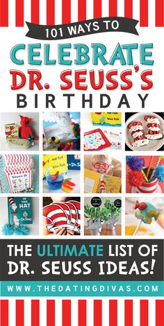 the ultimate list of dr seuss's birthday party ideas