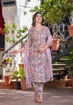 Look straight out of a dreamy movie set as  you turn around and walk in this elegant flaired suit ! The perfect of traditional wear  _New straight kurta set with new style in saganeri block  print_ *Size available*- *38(M),40(L),42(XL),44(XXL)* *46(3XL)*  *Material - Cotton*   *pant -  Afgani parttan * *Work-Adda work  detailing* Kurti length - 45-46 inches Pant length - 39 inches Dupatta length- 2.2meter c Sleeves - 3/4 sleeve  This product has been crafted by hand and may have slight irregularities or imperfections in color or embellishment. These irregularities are the result of the human involvement in the process and add to the finished products charm while ensuring you have a one-of-a-kind piece. Custom Policy: Import Duties, Taxes, and Charges are not included in the Item Price or t Cotton Dupatta With Floral Print For Festivals, Cotton Floral Print Dupatta For Festivals, Floral Print Cotton Dupatta For Festivals, Cotton Floral Print Dupatta For Diwali, Floral Cotton Salwar Kameez For Festivals, Cotton Floral Print Salwar Kameez For Festivals, Floral Print Cotton Salwar Kameez For Festivals, Unstitched Cotton Anarkali Set With Floral Print, Anarkali Cotton Palazzo Set With Floral Print