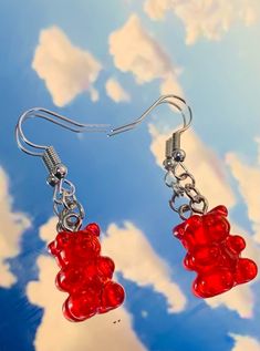 These Gummy Bear Earrings color variations include , red,orange,yellow,green,blue,purple,pink, and clear.🌈 Trendy Red Nickel-free Earrings, Trendy Nickel-free Red Earrings, Trendy Red Resin Earrings, Fun Red Resin Earrings, Playful Red Drop Earrings, Fun Style Red Resin Earrings, Red Resin Novelty Earrings, Fun Red Resin Jewelry, Novelty Red Resin Jewelry