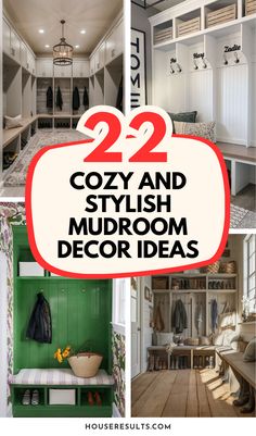 the top 20 cozy and stylish mudroom decor ideas