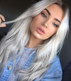 Unreal Places, Hair Color For Fair Skin, Silver Blonde Hair, Painted Hills, Shopping Link, Silver Blonde, Platinum Hair