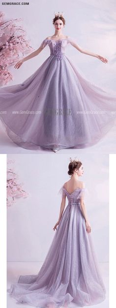 Lavender Gown For Prom Season, Lavender Evening Dress For Prom Season, Lavender Evening Dress For Prom, Purple Princess Gown For Prom Season, Lavender Evening Dress For Prom Banquet, Lavender Evening Dress For Banquet And Prom Season, Purple Fairy Style Wedding Dress, Fairy Style Purple Wedding Dresses, Purple Fairy Wedding Dresses