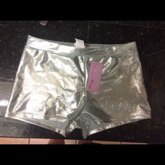 Brand New With Tags. Size M. Store Won't Do Returns. Need Gone Asap Stretch Shiny Short Bottoms, Fitted Shiny Shorts For Summer, Fitted Shiny Short Bottoms, Disco Stretch Shorts, Metallic Stretch Disco Shorts, Disco Style Stretchy Shorts, Disco Style Stretch Shorts, Disco Stretch Shorts For Night Out, Stretch Disco Shorts For Night Out