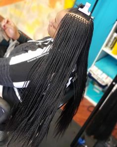 Small Single Braids Hairstyles, Micro Knotless Box Braids Long, Micro Plaits Braids, Small Plaits Box Braids, Micro Box Braids Long, Mirco Box Braids, Small Micro Braids, Long Small Box Braids, Singles Hairstyles Braids