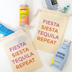 Fiesta Recovery Kit Mexico Bachelorette Party, Scottsdale Bachelorette Party, Fiesta Bachelorette Party, Bachelorette Party Favor Bags, Mexico Bachelorette, Scottsdale Bachelorette, Bach Weekend, Girls Trip Gifts, Bach Bash