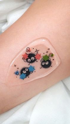 tattoo Soot Sprite Matching Tattoo, Cute Anime Tattoos, Tattoo Ideas Anime, Soot Sprite Tattoo, Sprite Tattoo, Tatuaje Studio Ghibli, Anime Tattoo Ideas