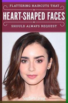 We're head over heels for these hairstyles for heart-shaped faces. These top haircuts for heart-shaped faces will show off those killer cheekbones. Short Haircut For Heart Face, Heart Face Long Hair, Hear Shape Face Haircut, Shoulder Length Hair Diamond Face, Collarbone Length Hair Heart Shaped Face, Cute Short Haircuts For Heart Shaped Faces, Haircut Ideas For Heart Face, Short Haircuts For Women Heart Shaped Face