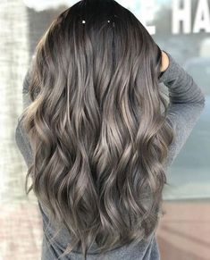 Non Brassy Brunette, Ash Brown Hair Dark Roots, Mushroom Ash Brown Hair Balayage, Babylights Hair, Brown Ombre Hair, Ash Brown Hair, Ombré Hair, Winter Hair Color, Ash Brown