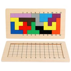 PRICES MAY VARY. Contains: 1 game board, set of 12 shape blocks and puzzle pattern combination list (over 600). This board game looks like Tetris but Tetris is 4 squares for each block and the rule is different. This 12 wooden blocks mind puzzle is one of the most difficult ancient Chinese tangram puzzles. The 12 blocks originated from the 12 Chinese zodiac animals as showing in the images. Each shape blocks has equal area of 5 cells square We have the most popular classic puzzle board with 5x12 Geometry Math, Puzzle Pattern, Tangram Puzzles, Mind Puzzles, Math Patterns, Zodiac Animals, Block Puzzle, Montessori Learning, Math Challenge