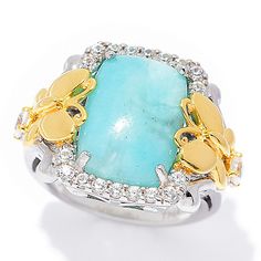 When you want to add a bit of sparkle and color to your look  slide this sweet ring on your finger! The stunning centerpiece features a gem of your choice that's surrounded by sparkling white zircon  while a lovely vermeil butterfly perches on each east-west side of the stone. This versatile ring will look equally great with jeans and a tee as it will with your favorite dress  and that will make it one of your favorite accessories! Rectangular Cushion, Sweet Ring, Green To Blue, Butterfly Ring, Peach Moonstone, West Side, Timeless Jewelry, East West, Moon Stone