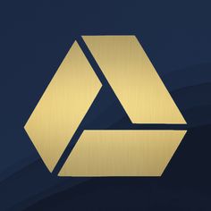 the logo for an appliance company on a dark blue background with gold foil