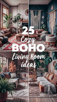 the 25 cozy boho living room ideas