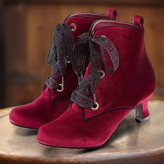 Category:Boots; Upper Materials:Suede; Heel Type:Kitten Heel; Gender:Women's; Toe Shape:Round Toe; Type:Booties Ankle Boots; Style:Fashion,Elegant,Bohemia,Casual,Vintage,Vacation; Heel Height(inch):1-2; Outsole Materials:Rubber; Occasion:Daily,Outdoor; Closure Type:Lace-up; Listing Date:12/05/2023; 2024 Trends:Plus Size,Heel Boots Victorian Green, Boots Plus Size, Velvet Ankle Boots, Mid Heel Boots, Booties Ankle Boots, Vintage Suede, Joe Browns, Buy Shoes Online, Retro Shoes