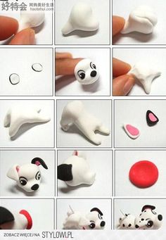 the instructions for how to make an animal doll with different poses and hair colors are shown