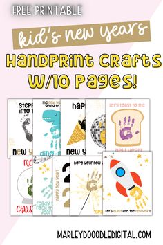 the free printable handprint crafts for kids