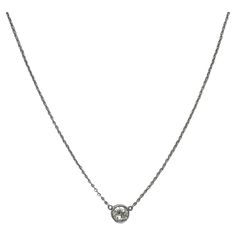 Tiffany & Co. Elsa Peretti Diamonds by the Yard Necklace Style: Diamonds by the Yard Ref. number: 34641862 Metal: Platinum PT950 Size / Measurements: Small - 16' Inches TCW: 0.37 cts Main Diamond: Round Brilliant Diamond Color & Clarity: White, Eye Clean Hallmark: TIFFANY&CO PT950 ©PERETTI 34641862 Includes: T&C Jewelry Pouch Retail: ~ $ 4,000 SKU#12664TCF031524 Diamonds By The Yard Necklace, Diamonds By The Yard, Elsa Peretti, Tiffany And Co, Jewelry Pouch, Tiffany & Co., Diamond Pendant, Colored Diamonds, Jewelry Necklace Pendant