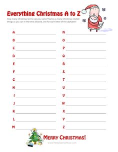 christmas letter recognition worksheet with santa clause on the top and bottom letters below