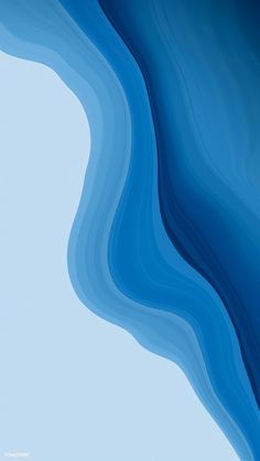 an abstract blue background with wavy shapes