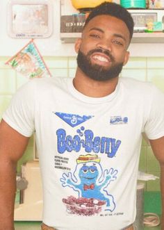 Boo-Berry Cereal T-shirt distressed design adult standard fit cotton graphic tee | eBay Boo Berry Cereal, Boo Berry, Berry Cereal, Graphic Tee, Berry, Cereal, Graphic Tees, Tshirt Designs, Collar