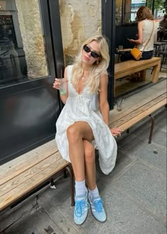 Summer outfit, outfit, linen, dress, white dress, maxi, dress, lace dress, mini sunglasses, Adidas, samba, Adidas, gazelles, Italy, outfit, Madrid, outfit, Paris, outfit, Croatia, outfit, Greece, outfit, European summer outfit, European outfit, vacation, outfit, summer trends, summer, 2024 outfit summer, 2024 fashion woman’s outfit, Look Hippie Chic, Europe Fits, Italy Fits, Summer In Europe, Fest Outfits, Mode Zara