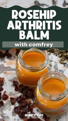 Find relief with our DIY Arthritis Balm recipe! 🌿💪 Explore our latest blog post for a step-by-step guide to creating a soothing balm infused with rosehips, known for their anti-inflammatory properties and comforting comfrey. Discover the healing benefits of herbs as you craft a balm designed to ease arthritis discomfort. Unlock the power of nature in your self-care routine! 🌼✨ #ArthritisRelief #DIYBalm #NaturalHealing #herbalsalve Herbalistic Medicine, Burn Salve, Herbalist Recipes, Herbal Salve Recipes, Benefits Of Herbs, Homemade Salve, Medicine Recipes, Balm Recipe