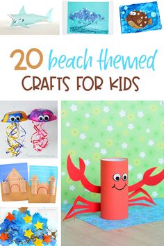 20 beach and ocean themed crafts for kids