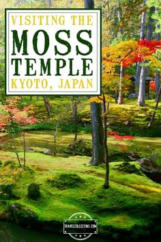 the cover of visiting the moss temple in tokyo, japan