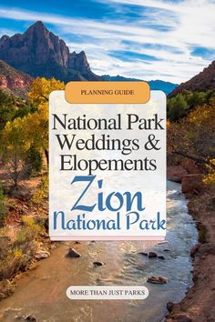 the national park wedding and elopements guide