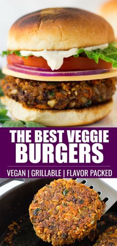 the best veggie burgers vegan i grillable flavor packed with vegetables