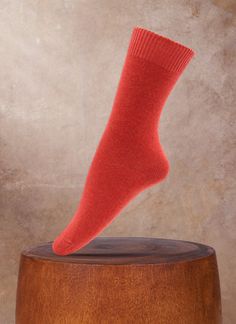 To achieve a luxurious yet durable sock, our Italian yarn spinner developed a unique yarn blended with raw cashmere, viscose and nylon. The result is a sock that takes much extended wear while keeping your feet cushioned in sumptuous softness.• Made in Italy• 23% Cashmere 45% Viscose 32% Nylon• BK1162W00T Tangerine Socks, Socks Knitted Flat, Yarn Spinner, Unique Yarn, Promotional Events, Womens Flats, Socks Women, Cashmere, Socks