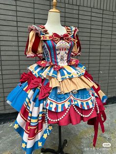 Dreamcore Outfits, Circus Dress, Circus Outfits, Clown Clothes, Fashion Inspiration Design, Fashion Design Clothes, Really Cute Outfits, Kawaii Clothes, Lolita Dress