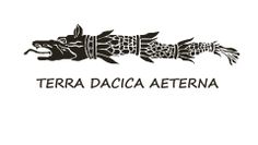 the logo for terra dacia aeterna, an artisan shop in mexico