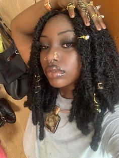 Pretty Plus Size Black Women, Fyne Sht, Butterfly Locs, Black Lips, Locs Hairstyles, Hair Reference, Afro Hairstyles, Black Girls Hairstyles, Aesthetic Hair