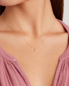 Diamond Birthstone Necklace – gorjana Fine Jewelry Birthstone Necklace With Delicate Chain, Timeless 14k Gold Necklace, Delicate Stackable Jewelry For Layering, Fine Jewelry In 14k Gold Filled For Layering, Delicate Stackable Layering Jewelry, Minimalist 14k Gold Teardrop Jewelry, Delicate Solitaire Gemstone Necklace, Everyday Oval Stackable Jewelry, Stackable Oval Diamond Jewelry