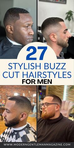 Explore the top 27 buzz cut hairstyles for men that exude style and confidence. From classic military-inspired cuts to modern variations, these buzz cut styles offer a low-maintenance yet bold look for men of all ages. Discover the versatility and timeless appeal of the buzz cut with these trendy and masculine hairstyle options. #buzzcutmen #menbuzzcut #buzzcuthairstyles #shortmenshair #lowmaintenancehair #boldhairstyles Buzz Cut Mens, Men's Hairstyle