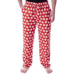 These are officially licensed DC Comic Flash pajama pants! The Flash is one of the founding members of the superhero team, the Justice League, and the self-proclaimed fastest man in the world. If you're a fan of DC Comics or the Flash in general, you'll love these high-quality pajama pants! They feature a detailed all-over pattern of his classic red and yellow Flash lightning logo designs. They are made of a soft 100percent polyester fabric. They have an impressive size range available from Smal The Flash Lightning Bolt, The Flash Lightning, Flash Lightning Bolt, Mens Pyjama Bottoms, Flash Lightning, Yellow Flash, Lightning Logo, Flash Logo, Pajamas Christmas