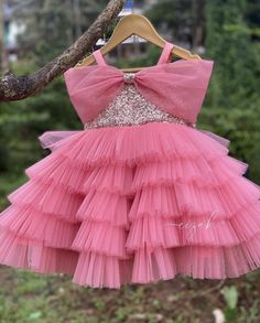 Mom Daughter Outfits, Cute Formal Dresses, Wedding Dresses For Kids, First Birthday Dresses