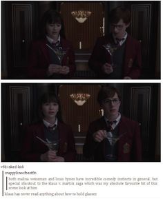 two pictures of harry potter and hermione