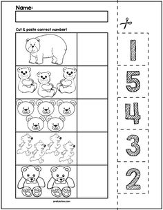 an easter themed worksheet with numbers and pictures for the number 1 to 5