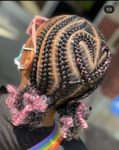 Straight Back Braids, Aesthetic Hairstyles, Feed In Braids Hairstyles, Quick Natural Hair Styles, Braided Cornrow Hairstyles